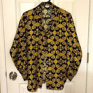 Authentic Versace Button Up